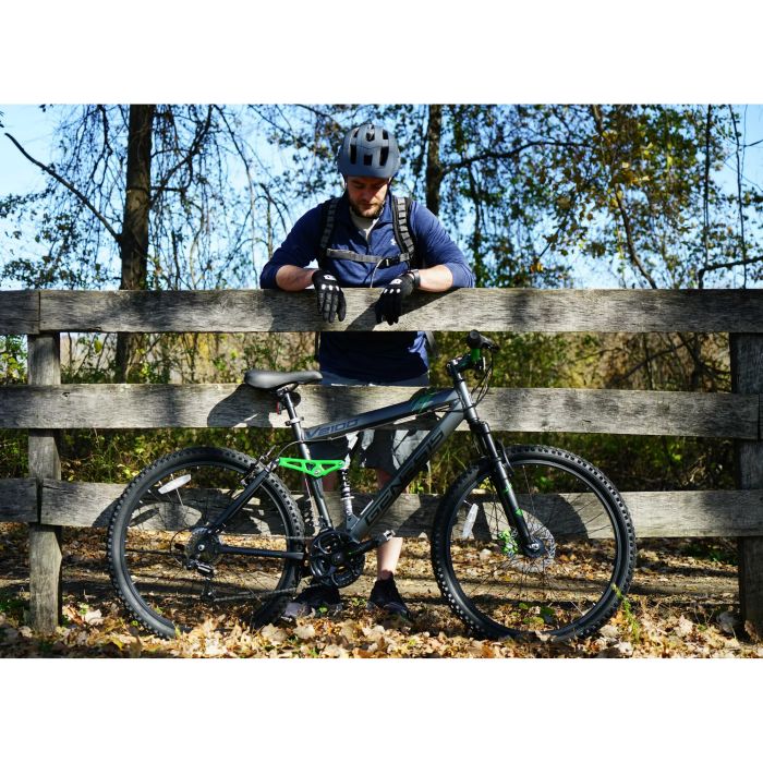 Genesis dual outlet suspension mountain bike