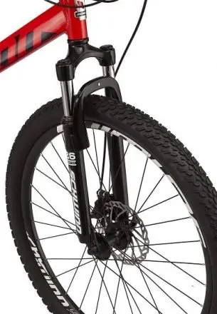 Schwinn High Timber Mountain Bike-Good braking effect