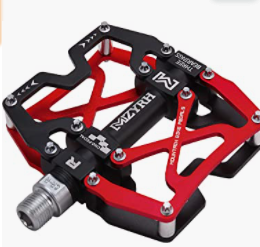 MZYRH Mountain Bike Pedals, Ultra Strong Colorful CNC Machined 9/16" Cycling Sealed 3 Bearing Pedals