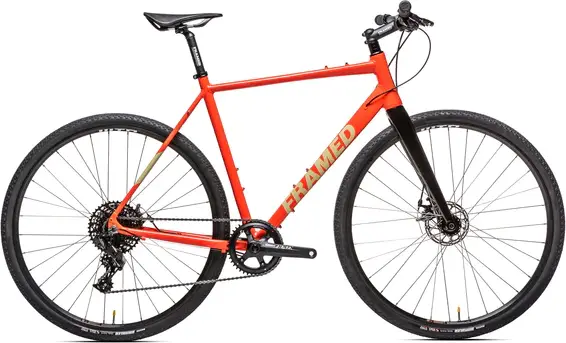 Framed Basswood Alloy Flat Bar Gravel Bike 700c 