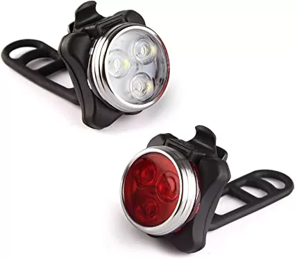 Best Bike Rear Lights - Ascher USB Rechargeable Set