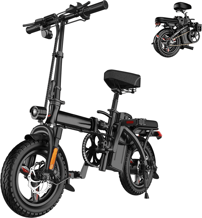 Top 11 Best Electric Bikes Under $1500 - EBKAROCY 14" Foldable Adult Electric Bicycles