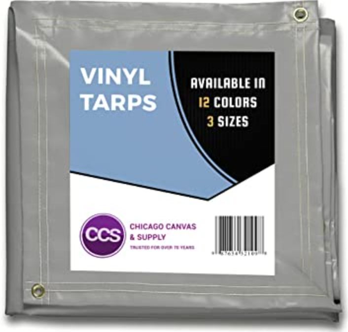 Chicago Canvas & Supply Heavy-Duty Vinyl Tarp