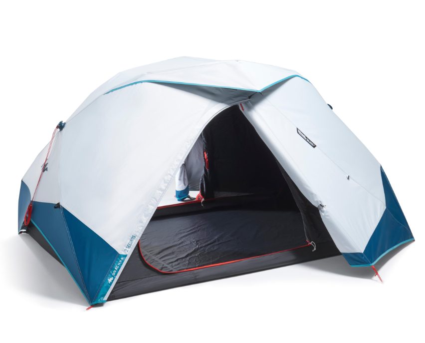 Top 10 Best Backpacking Tents [2023] -- Decathlon Quechua 2 Second Easy Tent