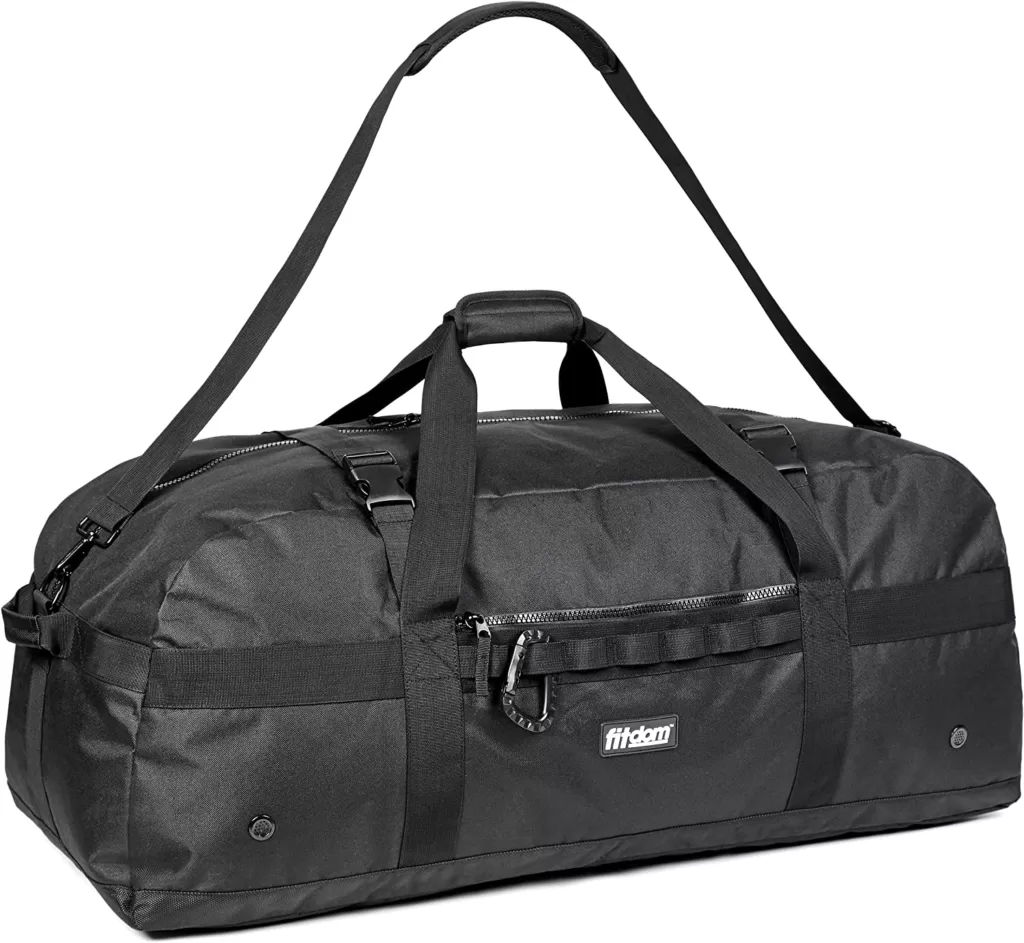 Top 10 Best Travel Duffel Bags [2023] - Fitdom Heavy Duty Extra Large Sports Gym Equipment Travel Duffel Bag