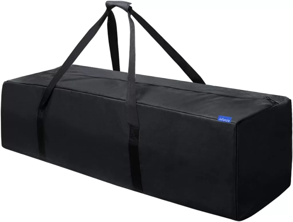 Top 10 Best Travel Duffel Bags [2023] - INFANZIA Zipper Duffel Travel Sports Equipment Bag 45 Inch