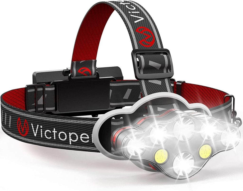 Victoper Rechargeable Headlamp 8 LED